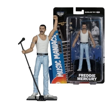 Freddie Mercury 6in Action Figure by McFarlane Toys