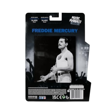 Freddie Mercury 6in Action Figure by McFarlane Toys