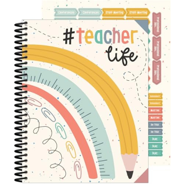 Carson Dellosa We Belong Boho Teacher Planner - Stylish & Practical Gift for Educators