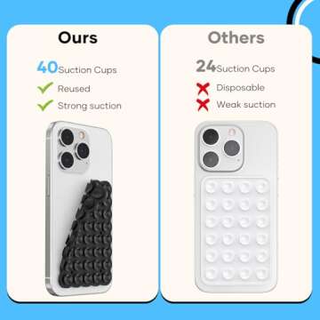 Silicone Suction Cup Phone Mount for Hands-Free Fun