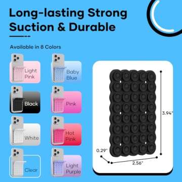 Silicone Suction Cup Phone Mount for Hands-Free Fun