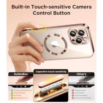 Magnetic iPhone 16 Pro Case with Camera Control & Protection