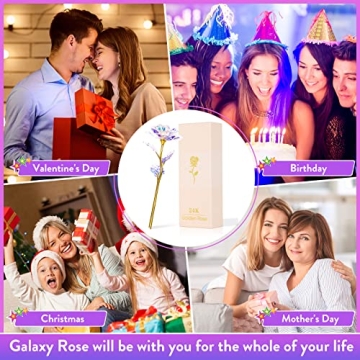 Befinr Rainbow Crystal Flower Gifts for Women