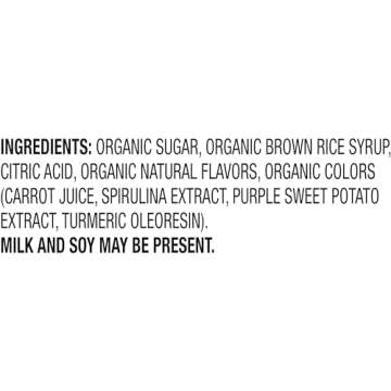 Charms Organic Pops (265 Count) – USDA Organic Fruit Candy Lollipops Made with All Natural Flavors and Ingredients – Dye-Free, Gluten- Free, Non-GMO, 3 lb Resealable Bag