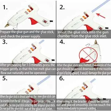Hot Melt Glue Gun Kit 60W/100W with 22 Glue Sticks