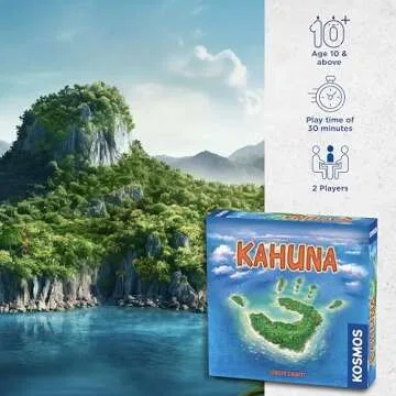 Kahuna Board Game for 2 Players | 30 Min Strategy Fun