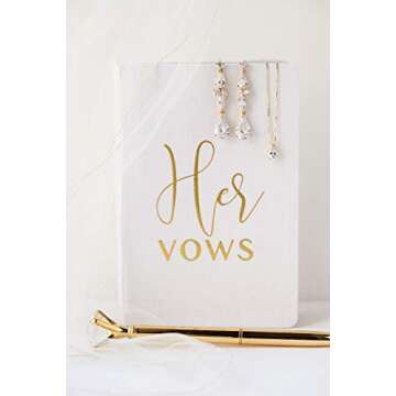 Wedding Vow Books His and Hers Hardcover Linen Wedding Vow Books Wedding Keepsake Wedding Journal