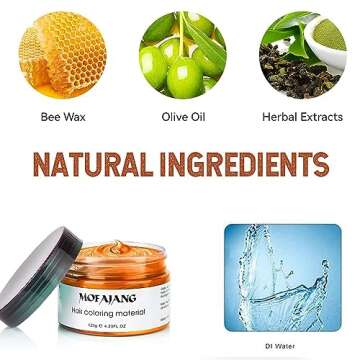 Temporary Hair Color Wax for Easy Washout Styles