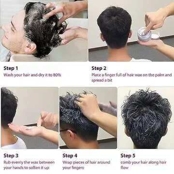 Temporary Hair Color Wax for Easy Washout Styles
