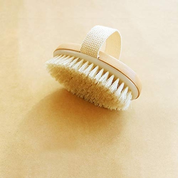 Ithyes Natural Bristle Dry Brushing Body Brush for All Skin Types
