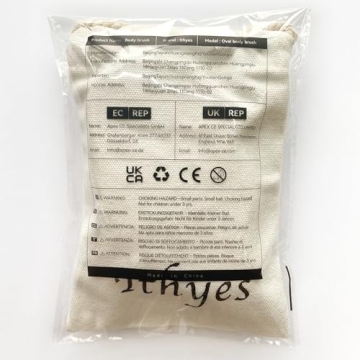 Ithyes Natural Bristle Dry Brushing Body Brush for All Skin Types