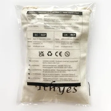 Ithyes Natural Bristle Dry Brushing Body Brush for All Skin Types