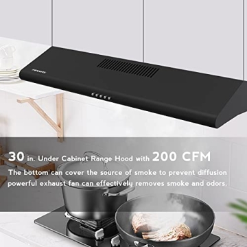 FIREGAS 30" Under Cabinet Range Hood with LED Light