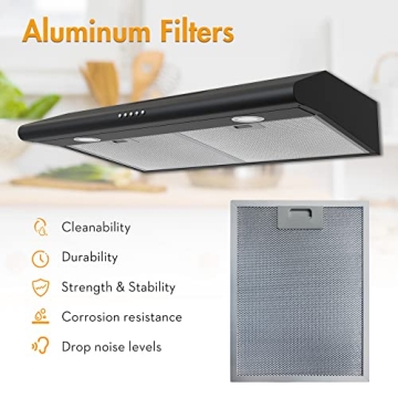 FIREGAS 30" Under Cabinet Range Hood with LED Light