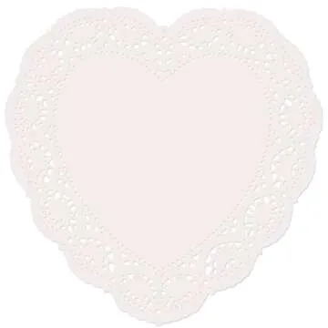 Gift Boutique 96 Count Heart Doilies 10" Red Pink and White Paper Lace Doilies for Valentine Day Decorations Crafts for Valentine's Day