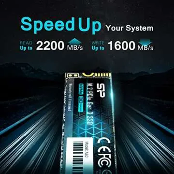 Silicon Power 512GB NVMe SSD with 2200MB/s Speeds