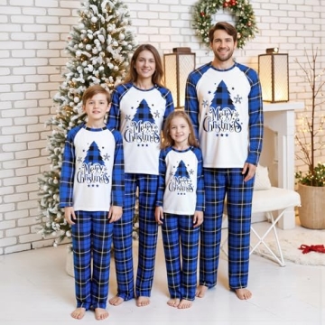 Wobame Christmas Family Pajamas Set - Matching Sleepwear for All