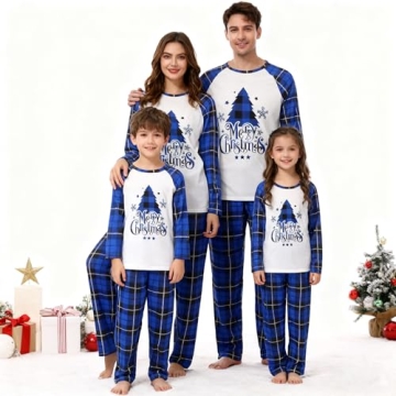 Wobame Christmas Matching Family Pajamas for Everyone