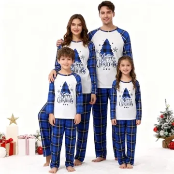 Wobame Christmas Matching Family Pajamas for Everyone