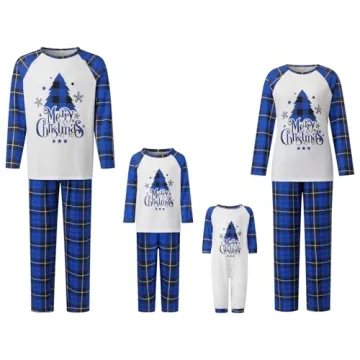 Wobame Christmas Matching Family Pajamas for Everyone