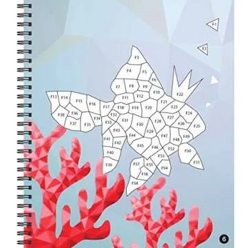 Brain Games - Sticker by Number: Ocean Treasures