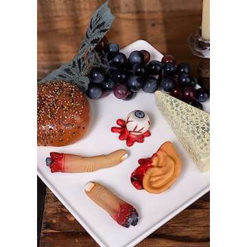 Creepy Severed Finger, Ear, Eyeball & Thumb Set