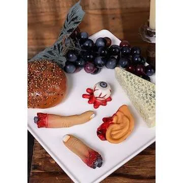 Creepy Severed Finger, Ear, Eyeball & Thumb Set