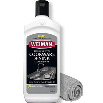 Weiman Stainless Steel Cleaner & Polish - 8 Ounce