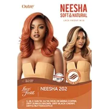 Outre Neesha Soft & Natural Synthetic Swiss Lace Front Wig NEESHA 202 (S1B/30)