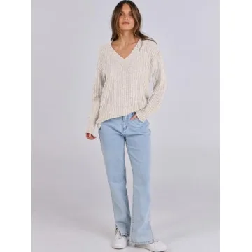 V Neck Sweater Women’s Casual Pullover Tunics