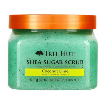 Tree Hut Shea Sugar Scrub Coconut Lime 18 oz for Glowing Skin
