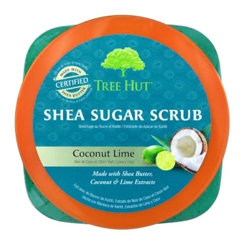 Tree Hut Shea Sugar Scrub Coconut Lime 18 oz for Glowing Skin