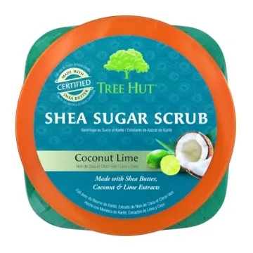 Tree Hut Shea Sugar Scrub Coconut Lime 18 oz for Glowing Skin