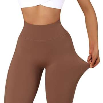 SUUKSESS High Waisted Scrunch Butt Lift Leggings