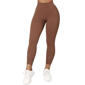 SUUKSESS High Waisted Scrunch Butt Lift Leggings