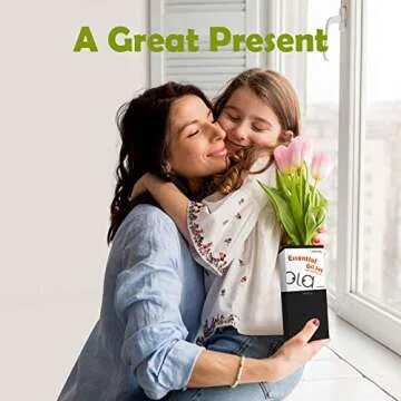 Essential Oils Set, Holamay Aromatherapy Diffuser Oils, Lavender, Tea Tree, Orange, Peppermint, Cinnamon, Lemongrass Essential Oils for Diffuser, Skin & Hair Care, Massage, Summer Fragrance Gift Set