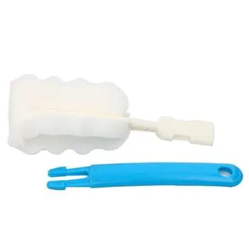 Yaekoo Set of 6 Stainless Steel Popsicle Mold and Rack Set - Homemade Ice Treat Makerwith 50 Wooden Sticks and 6 Silicone Seals and Bonus Cleaning Brush