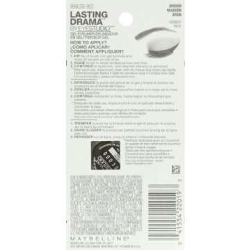 MAYBELLINE Eye Studio Gel Eyeliner - Waterproof & Long-lasting 0.106 oz
