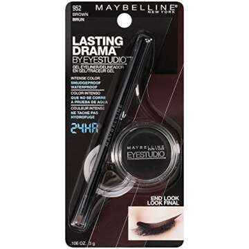 MAYBELLINE Eye Studio Gel Eyeliner - Waterproof & Long-lasting 0.106 oz