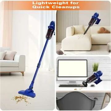 Cordless Vacuum Cleaner - Pet Hair & Carpet Cleaner
