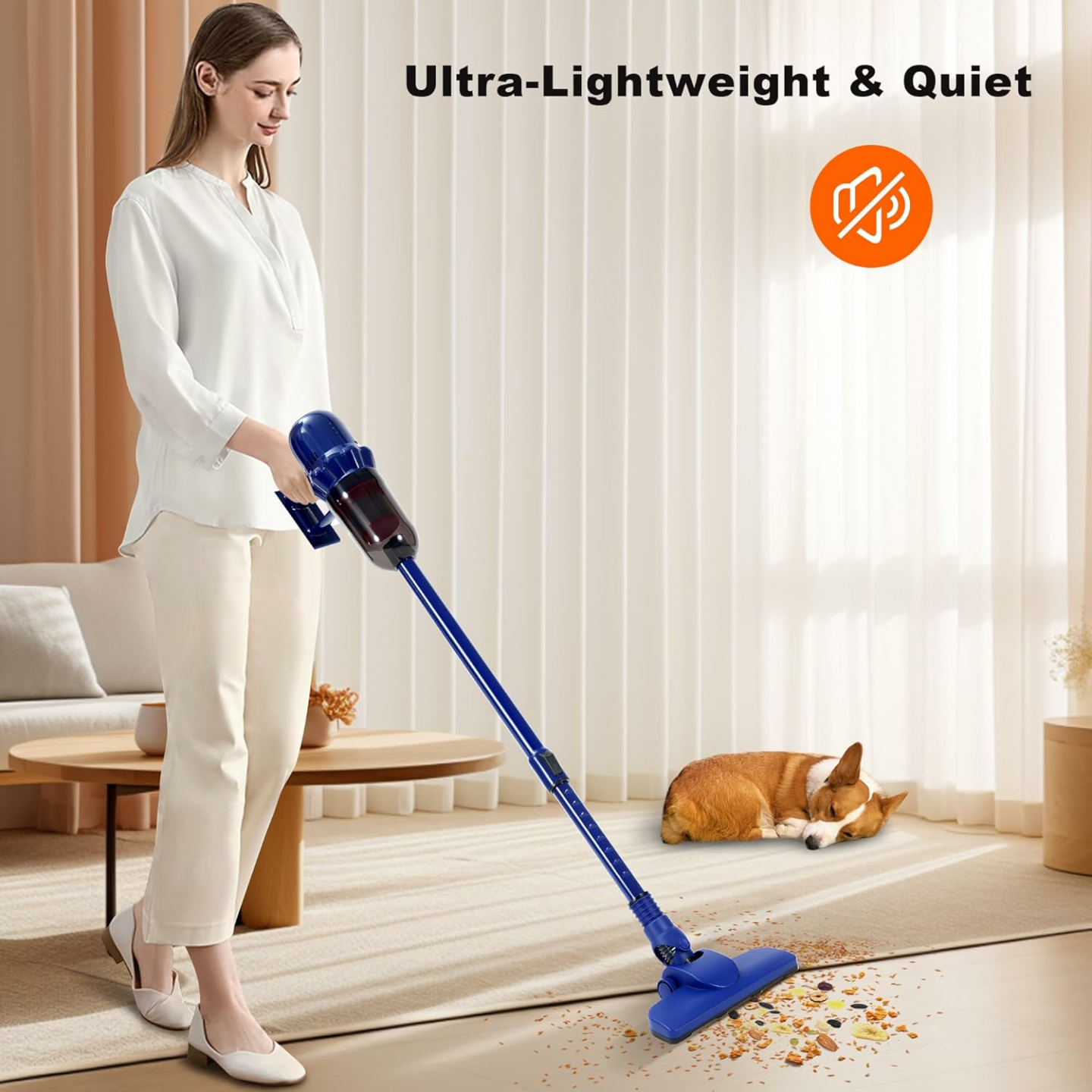 Cordless Vacuum Cleaner - Pet Hair & Carpet Cleaner