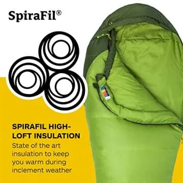 Marmot Men's Trestles 30° Sleeping Bag | Insulated, Water-Resistant, Left-Zip, Green Lichen/Greenland