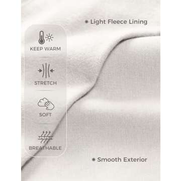 CRZ YOGA Womens Fleece Zip Up Cropped Hoodie Workout Jacket Athletic Casual Long Sleeve Sweatshirts with Thumb Holes Milky White (Bone) X-Large