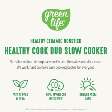 GreenLife 6 Quart PFAS-Free Ceramic Slow Cooker