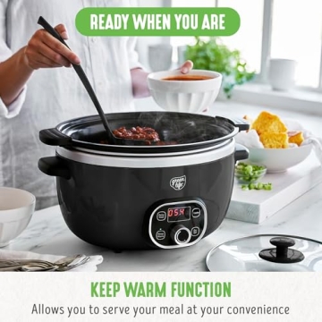 GreenLife 6 Quart PFAS-Free Ceramic Slow Cooker