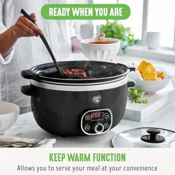 GreenLife 6 Quart PFAS-Free Ceramic Slow Cooker