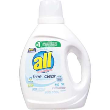 All Liquid Laundry Detergent for Sensitive Skin 88 Fluid Ounces - 58 Loads
