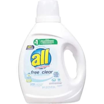 All Liquid Laundry Detergent for Sensitive Skin 88 Fluid Ounces - 58 Loads