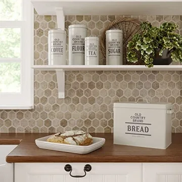 Chic Barnyard Canister Set for Kitchen Counter Style