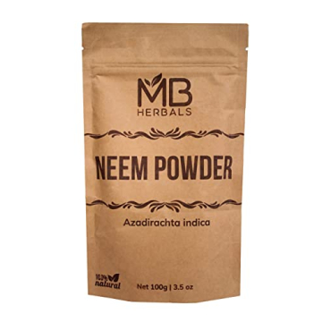 MB Herbals Neem Powder 100% Pure Wildcrafted Supplement